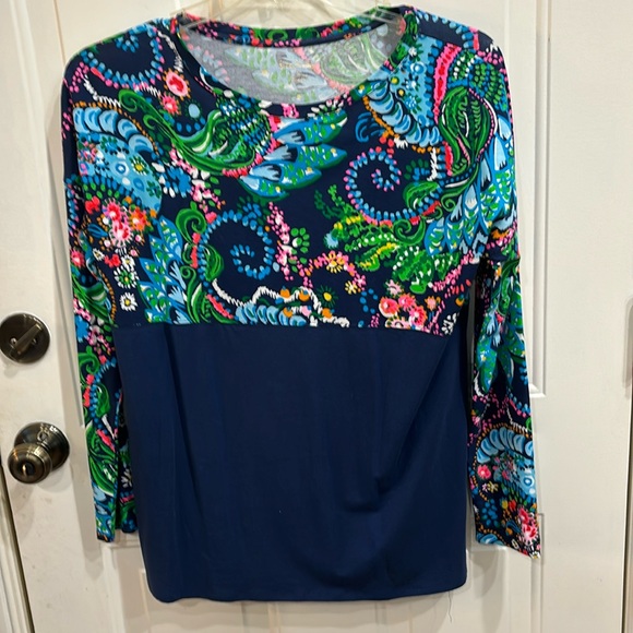Lilly Pulitzer long sleeve tee - Picture 1 of 2